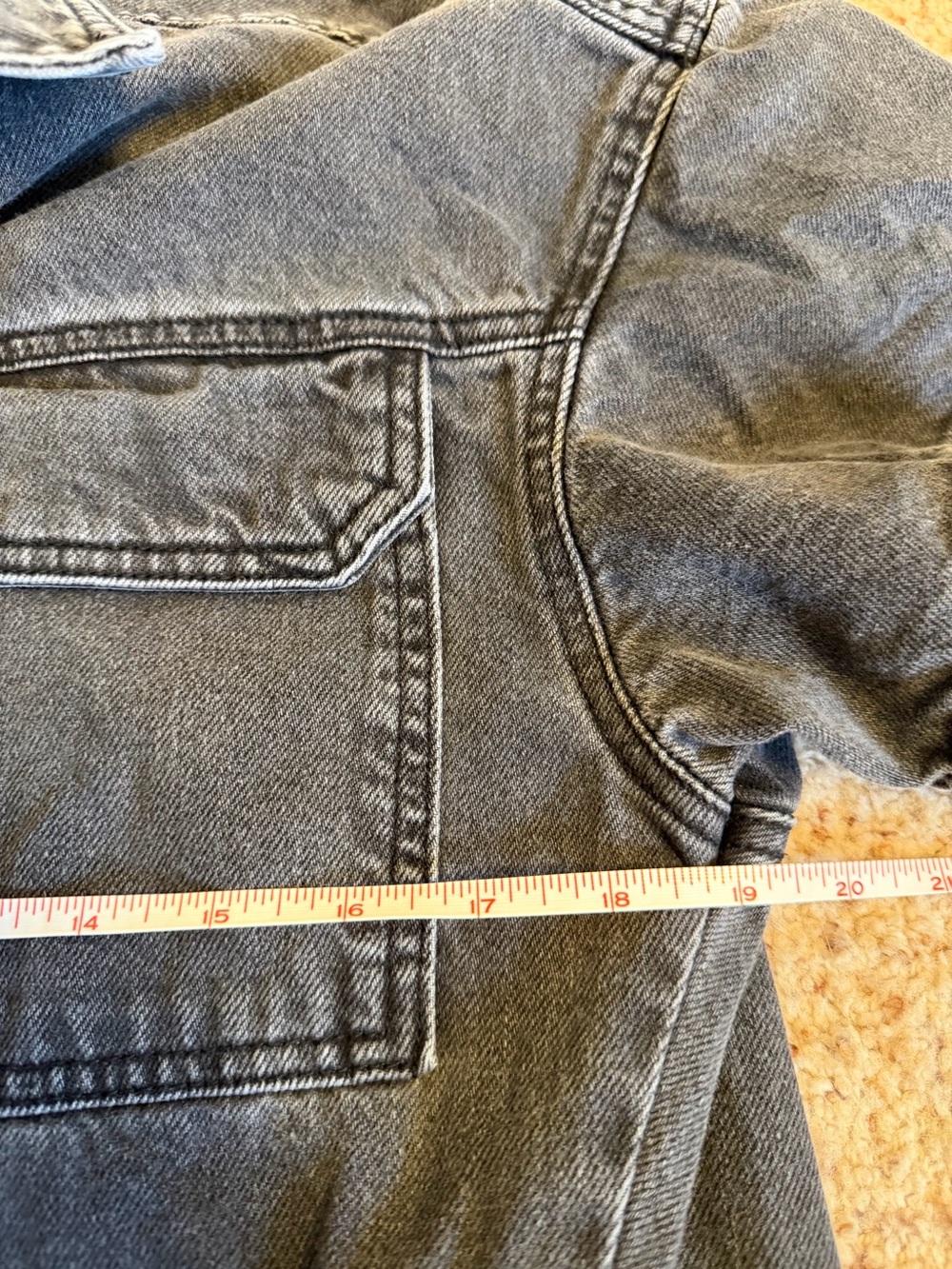 We The Free Marci Denim Coveralls, Washed Black/Gray, Size M - Picture 9 of 14